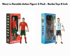 Messi vs Ronaldo Action Figure 2-Pack – Banbo Toys 8 Inch
