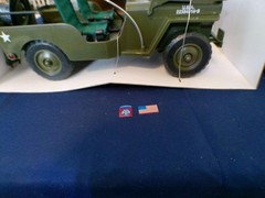 VINTAGE RARE MADELMAN WWII U.S. ARMY JEEP BRAND NEW IN BOX !!