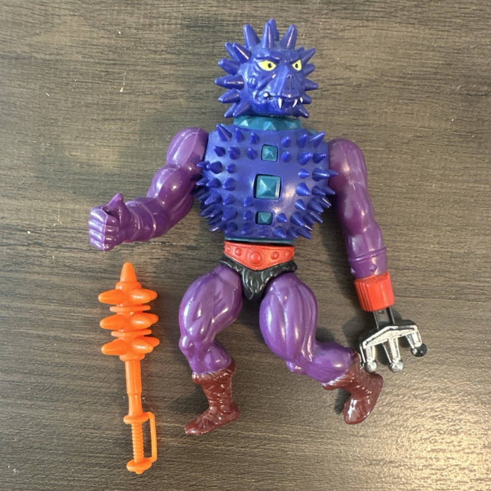 Vintage MOTU Spikor Action Figure With Weapon Masters Of The Universe Complete