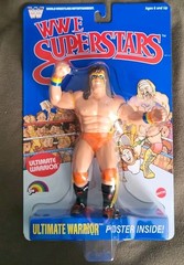TARGET WWE WWF LJN BLUE CARD ULTIMATE WARRIOR ACTION FIGURE NEW