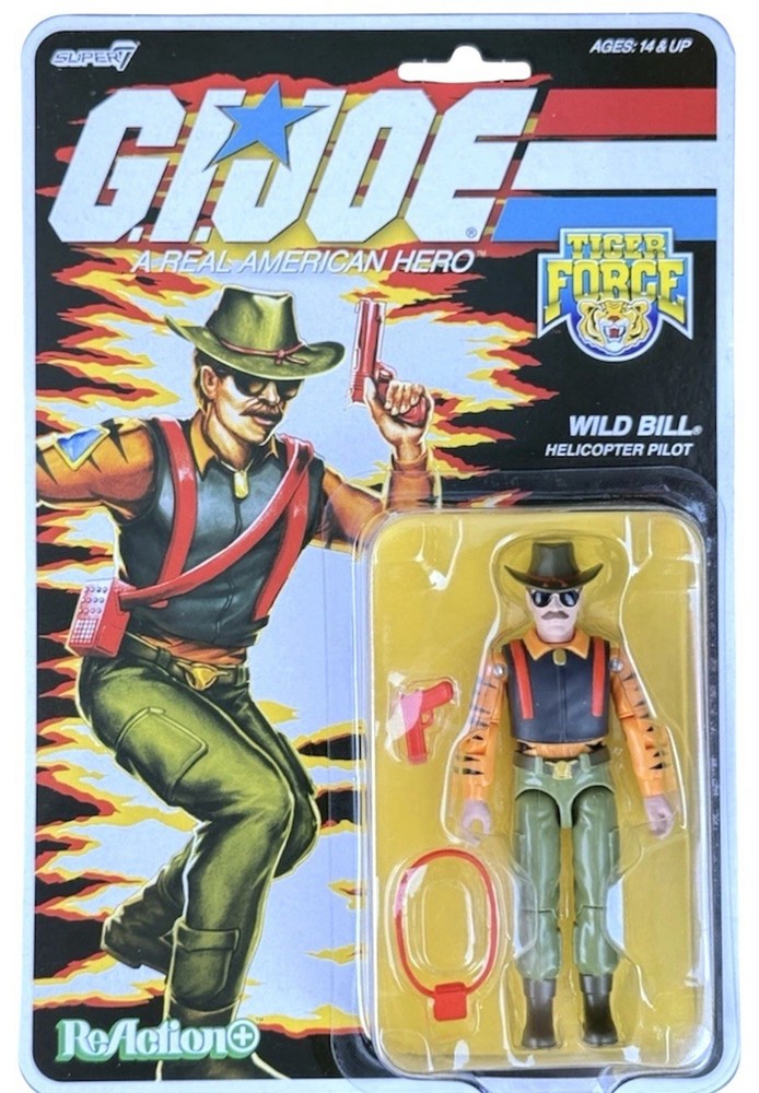 SUPER7 REACTION+ PLUS O-Ring G.I. JOE WILD BILL TIGER FORCE GI 3.75” Figure NIH