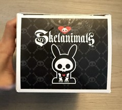 Rare NIB Skelanimals Jack The Rabbit Vinyl Figure Series 1 Goth Whimsigoth