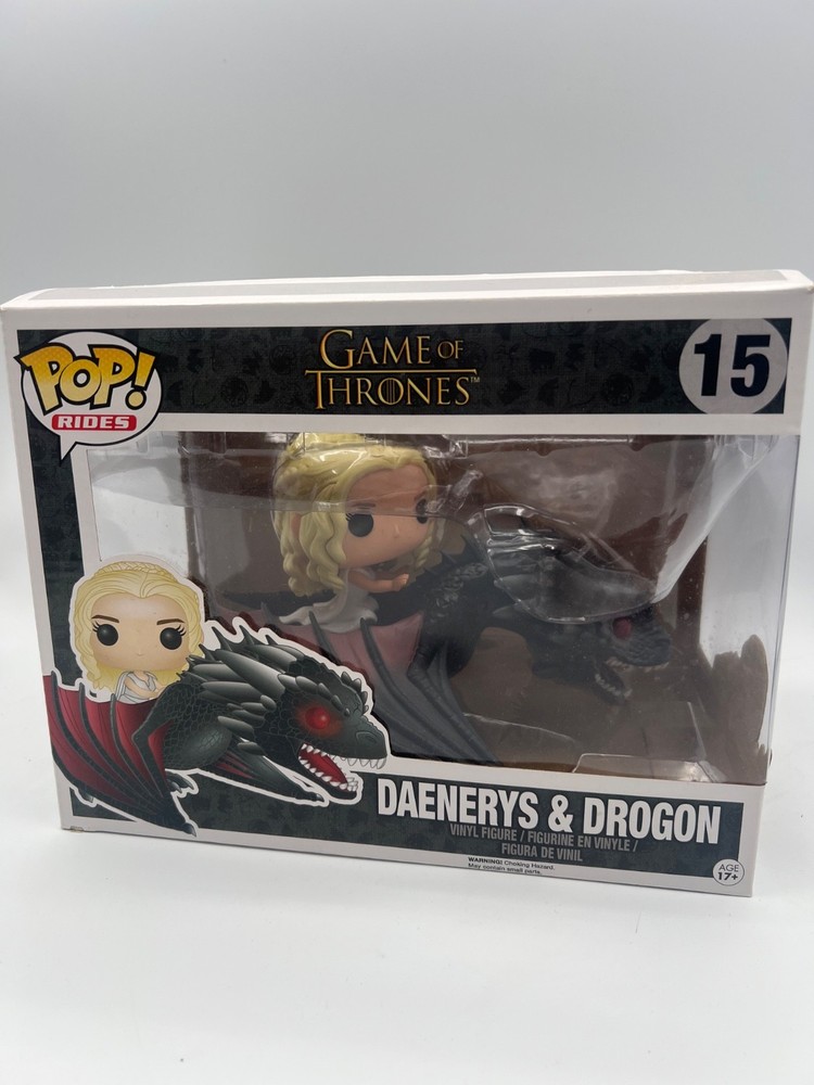 Funko PoP! Rides Game of Thrones #15 Daenerys & Drogon Vinyl Figure NIB