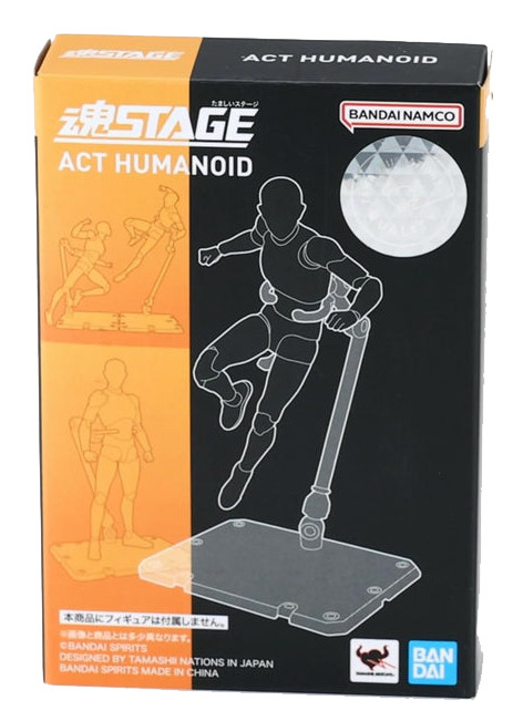 Tamashii Nations: Stage Act 4 Humanoid Stand Support (Clear) – 2 Stands Per Box