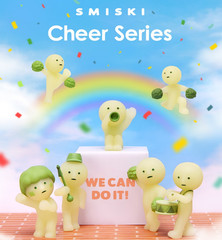 Smiski Cheer Series Glow in the Dark Mini Figure Random 1pc Blind Box