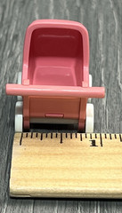 Playmobil Pink And White Baby Stroller Buggy Furniture Mansion Vintage