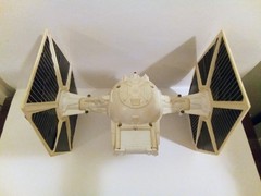 Vintage Star Wars 1977 Kenner Tie Fighter with Complete Vintage Pilot 1978