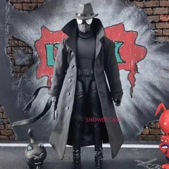 1/12 Spider-Man Noir Black Wired Trench Coat For 6″ ML Action Figure Body New