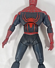 Marvel Spider‑Man 12″ Action Figure 2004 Red Black Fully Jointed Movie Toy VTG