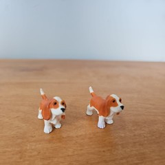 Vintage 1990s Puppy in My Pocket Figures Collection Dogs w/ Carriers and Houses