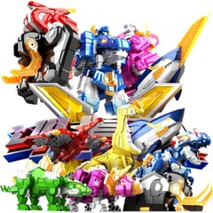 Miniforce Super Dino Seven 7 Dinosaurs Figure Power Ranger 13″ Robot Combiner