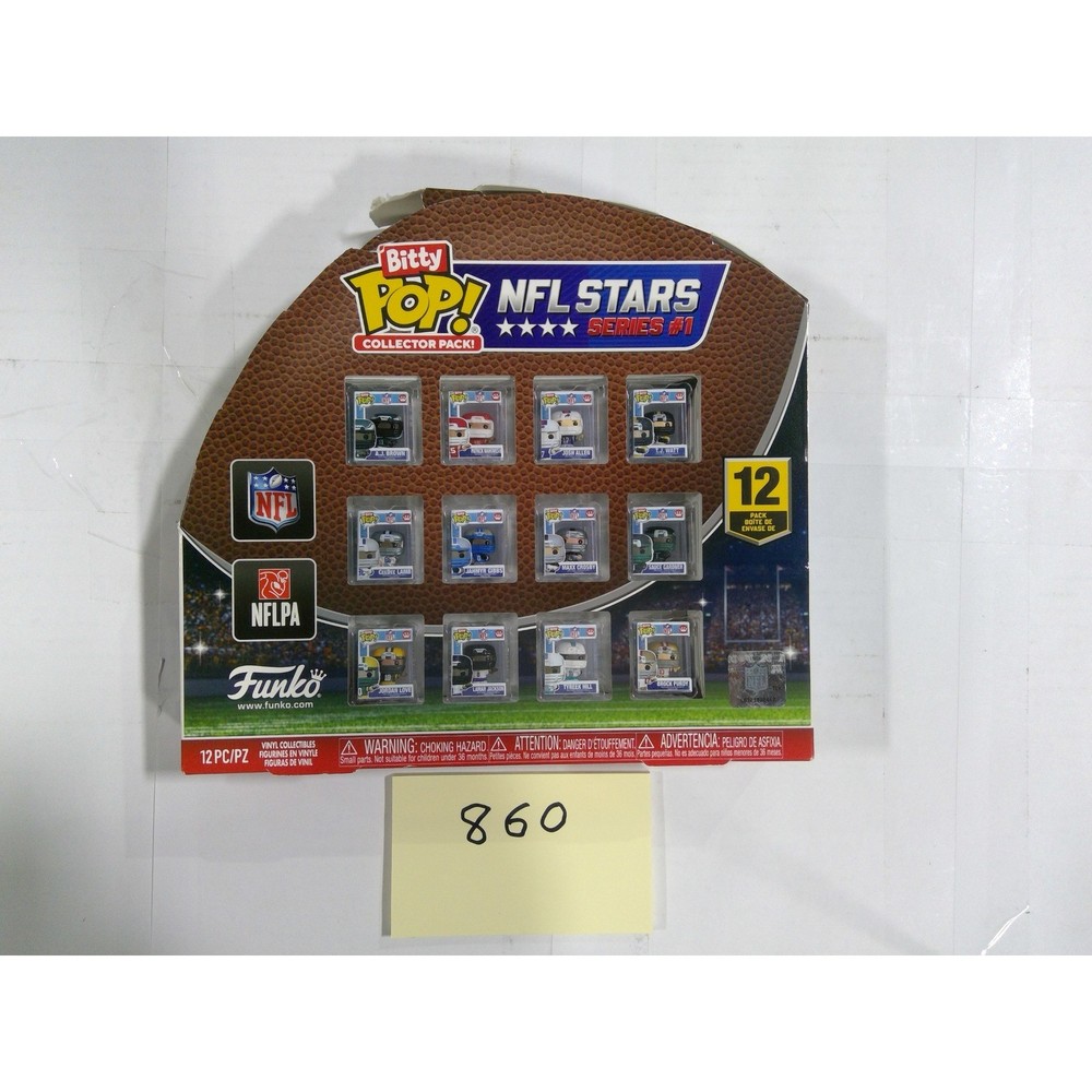 Funko Bitty Pop NFL Stars Series 1 12 Pack Multi Good Patrick Mahomes Josh Allen