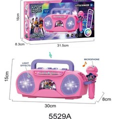 K Hunters Toys Rumi / Mira / Zoey Radio With Microphone, birthday Christmas Gift