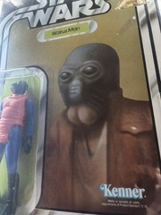 STAR WARS, RARE PINK TUSKS – 1979 WALRUS MAN – GRADED 70+, 21 BACK-B, KENNER MOC