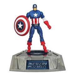 Marvel Universe Exclusive Comic Series Figure with Light Up Base Captain America