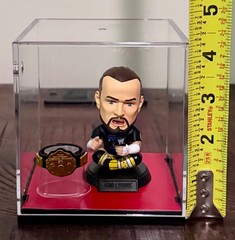 WWE Zuru Ballers SET of 4 RARE figures in Display cases w/championship belts