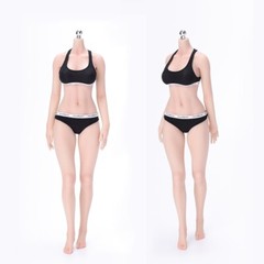 LDDOLL 1/6 Female 29L Seamless Silicone 12″ Figure Body+ Finger Bone For KT Head