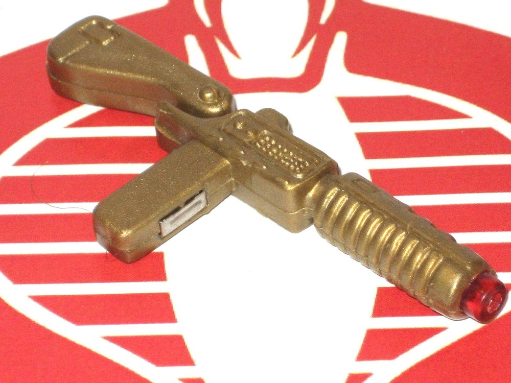 Strobot Toy Robot Smoke Blowing Robot GOLD HAND GUN Sonic Man Cop Weapon