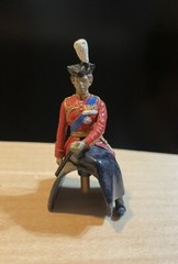1984 Vintage Britania England Princess Anne & 1988 W. Britain Color Guard Figure