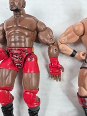 TNA ACTION FIGURE LOT Alpha Male Monty Brown Jeff Jarrett Marvel Impact Vintage
