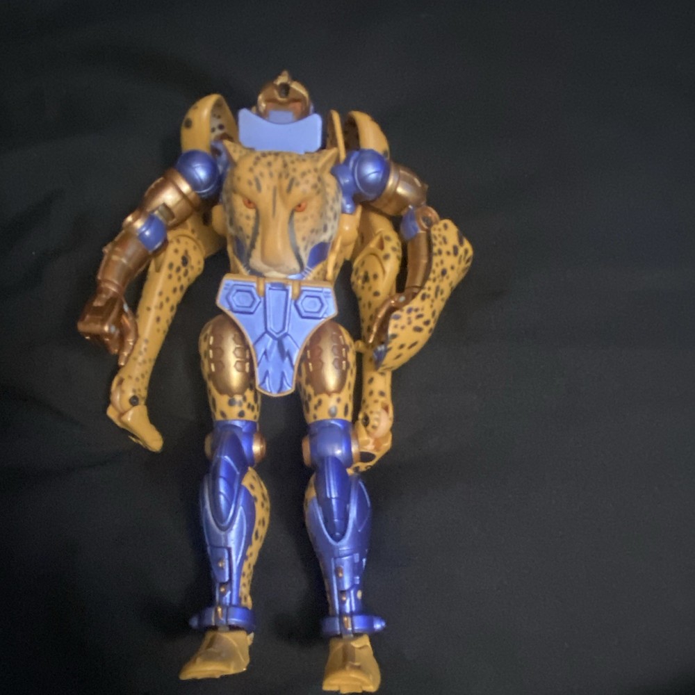 Hasbro Transformers Beast Wars Cheetor Transforming Action Figure, Blue/Gold