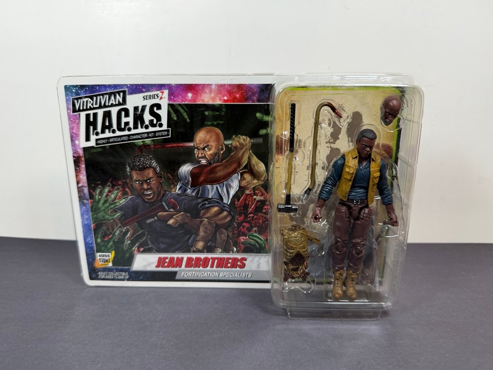 Boss Fight Studio Vitruvian Hacks Series Z JEAN BROTHERS 3.75″ Action Figure