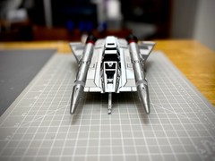 Buck Rogers Thunderfighter Starfighter Model 11in. (CHROME)