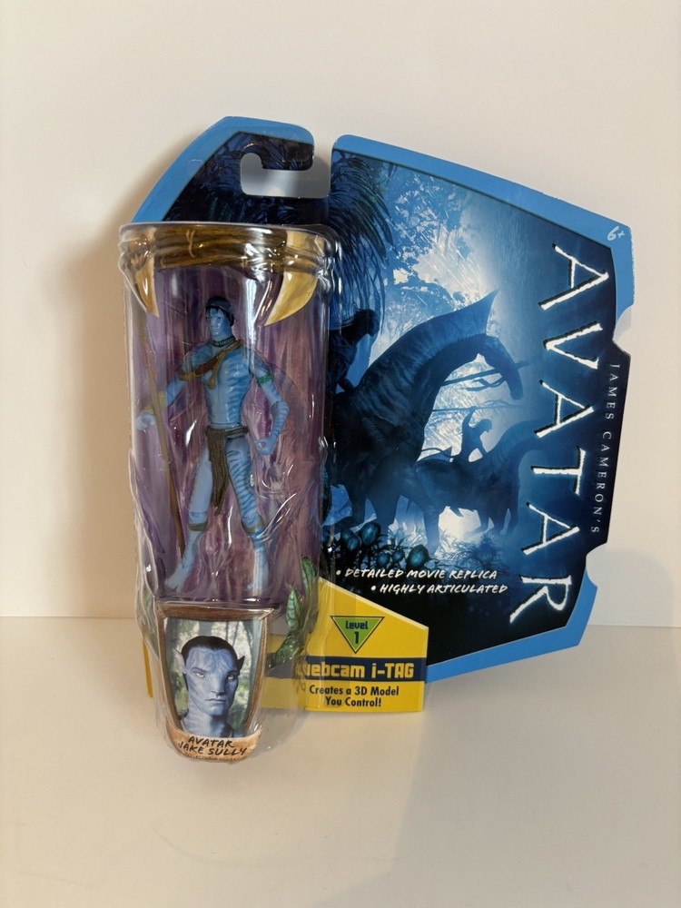 James Cameron’s Avatar Jake Sully Action Figure 2009 Mattel Webcam i-Tag