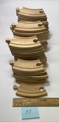 Huge Wooden Train Track Lot Approx. 101 Pieces Melissa & Doug Thomas And Brio