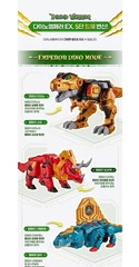 Miniforce Dino Emperor EX Dinosaur Combining Transforming Robot K-TOY 13.8″ 2026