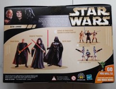 NEW HASBRO STAR WARS COMMEMORATIVE EPISODE III PALPATINE VADER & DOOKU 3PACK A91