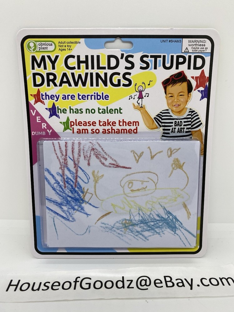 Obvious Plant My Child’s Stupid Drawings Yellow Fella Internet Meme Art Toy New