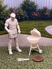 1:24 1950 Dollhouse Barbecue Bob Inspired by Marx