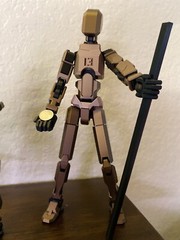GIANT Dummy 13 COPPER BROWN Posable Action Figure Articulated Mannequin – 41 cm