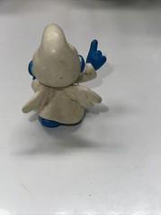 1984 SMURF BABY ANGEL Figure With Wings SMALL 1.75” Heaven Sleepy