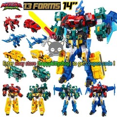 4in1 Quantum Heroes Dinoster Guardians Metatron Dinosaurs Robot Combiner Figure