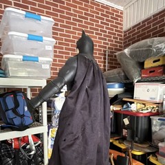 Batman Batman Franchise Action Figure w/ Cape, Black/Gold Plastic & Fabric
