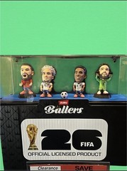 Zuru Ballers FIFA World Cup 26 Store Display Figures Becker Robinson Carvajal