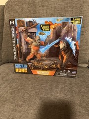 Monsterverse City Battle Godzilla vs Kong 6” Figures & Diorama Set Playmates NEW