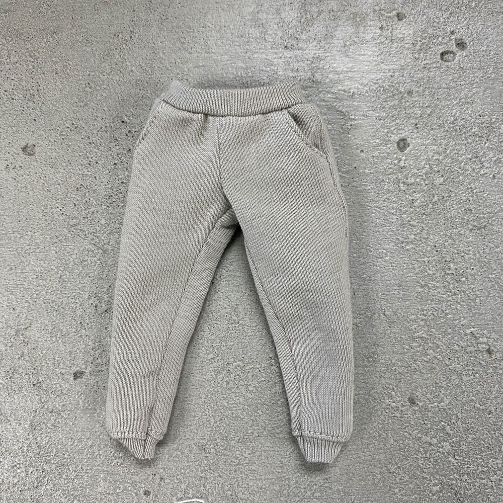 MO-SPT-GY: 1/12 Grey Jogging Pants for 6″ slim action figure body