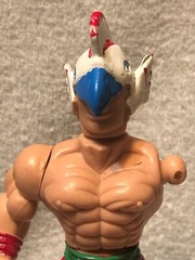 Vintage Galaxy Warrior KO MOTU Combo Hero E-Man Red short Variant