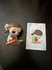 AUTHENTIC Pop Mart figures (Hirono, Skullpanda, Nyota) OUT OF BOX cards included