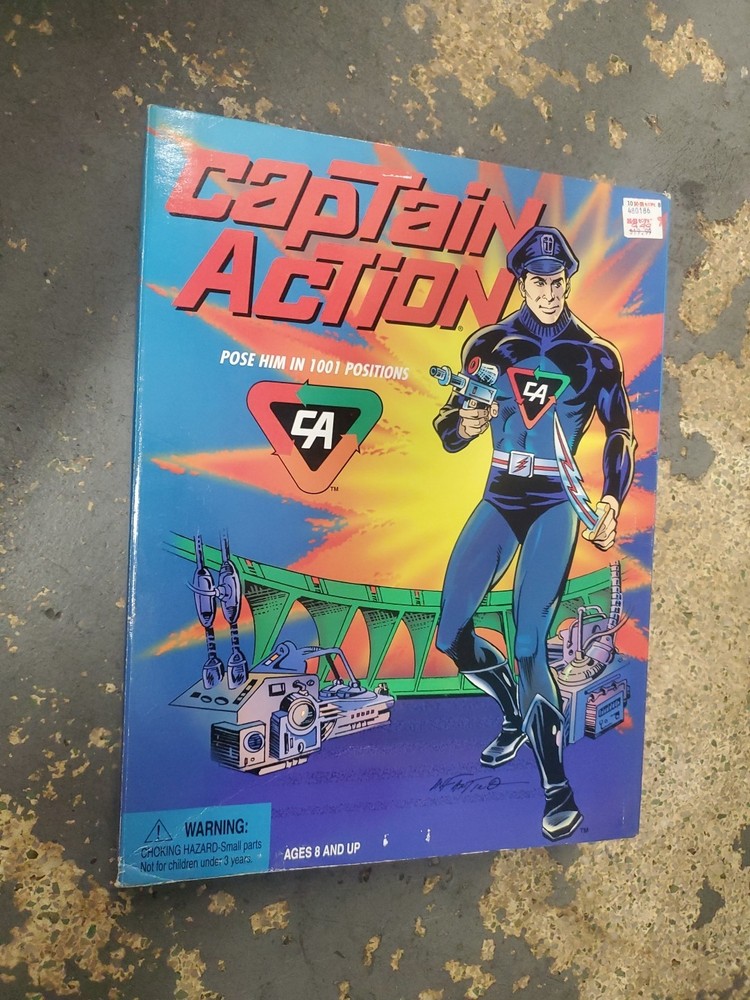 Captain Action Figure Set Playing Mantis Hero Series