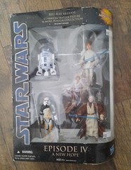 NEW Star Wars Blu Ray Commemorative Action Figures Collection Episode IV