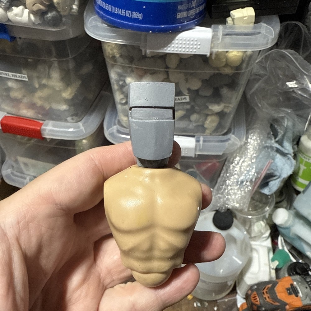 Mego FTC Zica DC Retro Custom ROM Space Knight Head For 8” Figure Size 1/9