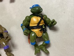 Teenage Mutant Ninja Turtles TMNT Vintage 18 Total Figures 6 Are Soft Heads.