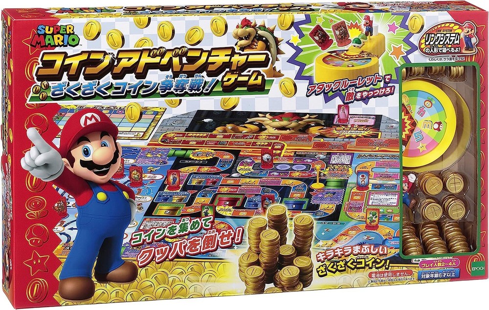 Epoch (Epoch) Super Mario Coin Adventure Game Zaku Zaku Coin Competition!