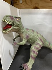 Roaring T-Rex w/Realistic Textures 16″ Tall/Approx 24″ in Length