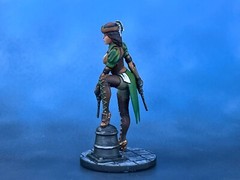 Action table figurine Steampunk Headhunter. 40mm Resin Figure