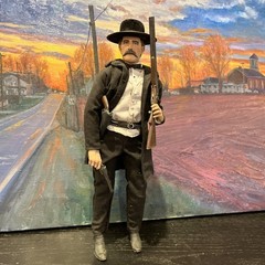 Wyatt Earp Sideshow Six Gun Legends 2001 1:6 Opened